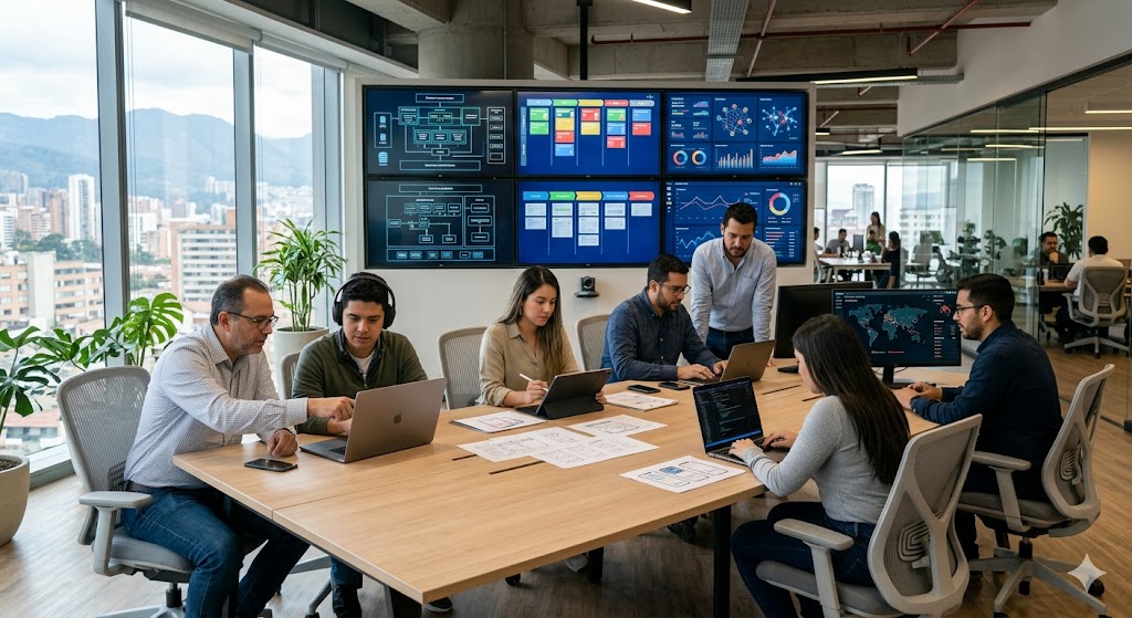 Cómo se estructura una empresa de tecnología en Colombia 2 Estructura organizativa tipica en empresas de tecnologia