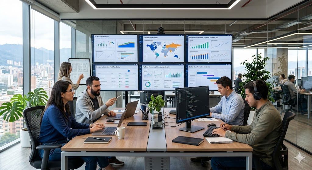 Tendencias actuales en el desarrollo de aplicaciones empresariales en Colombia